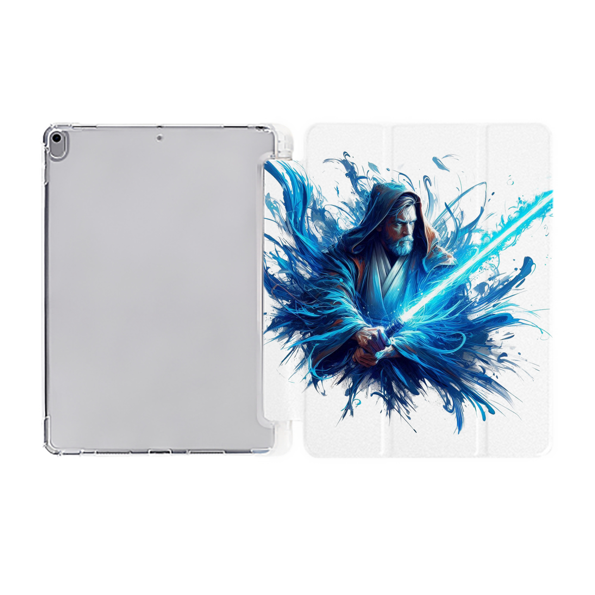 （画像用） スター・ウォーズ Star Wars IPad ケース ペン収納付き 三つ折りスタンド PUレザー×シリコン 対応機種9.5/10.5/10.9インチ